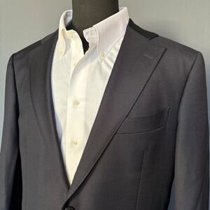SuitSupply Lazio Blazer | 46L | Navy Blue Vitale Barberis Super 110s Wool